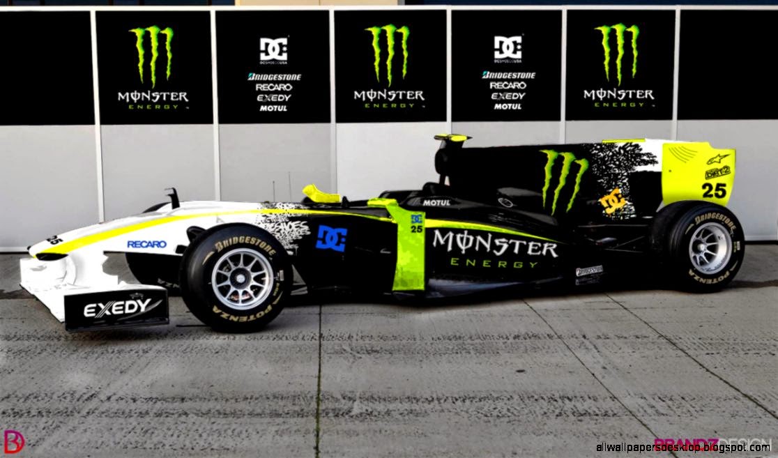 F1 Car Monster Energy Wallpaper Hd