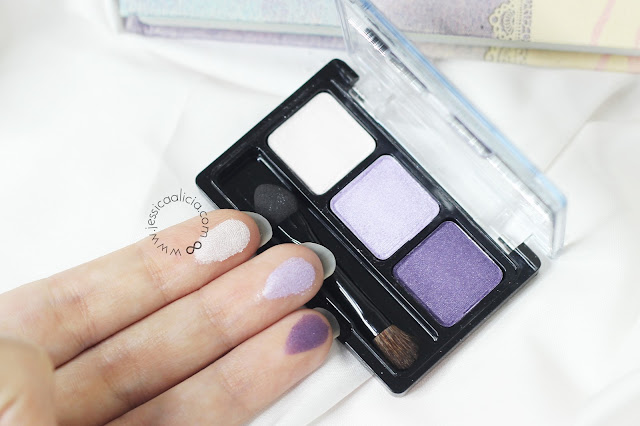 Mizzu Cosmetics Eyeshadow Velvet Plum & Fake Eyelashes review by Jessica Alicia