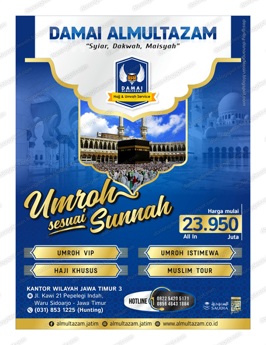 Contoh Desain Spanduk Banner Umroh Haji Contoh Desain