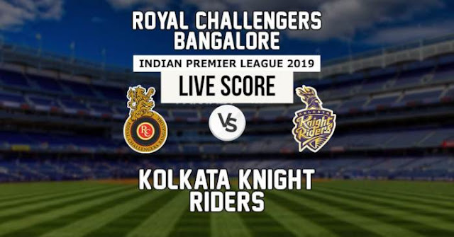 VIVO IPL 2019 Match 17 RCB vs KKR Live Score and Full Scorecard