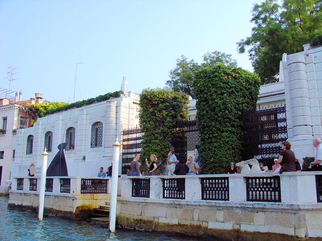The Peggy Guggenheim Collection is located in what was to become Ms. Guggenheim's palazzo on the Grand Canal.
