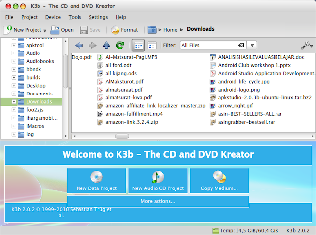 Cara Instal K3B Linux
