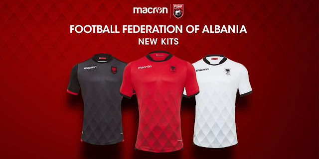 アルバニア代表 2017-2018 ユニフォーム-ホーム-アウェイ-サード