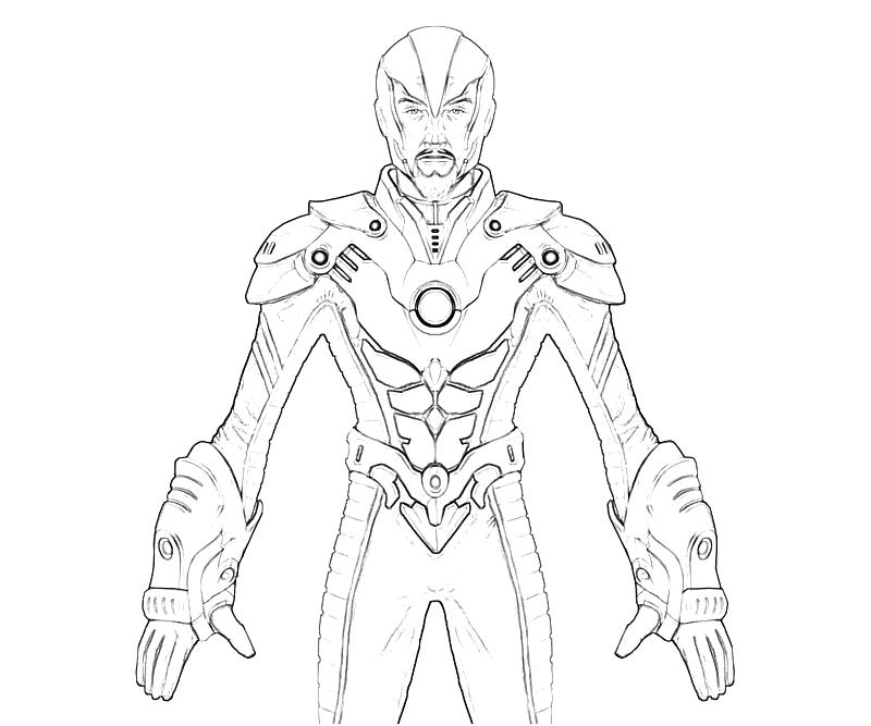 ultimate alliance coloring pages - photo #42