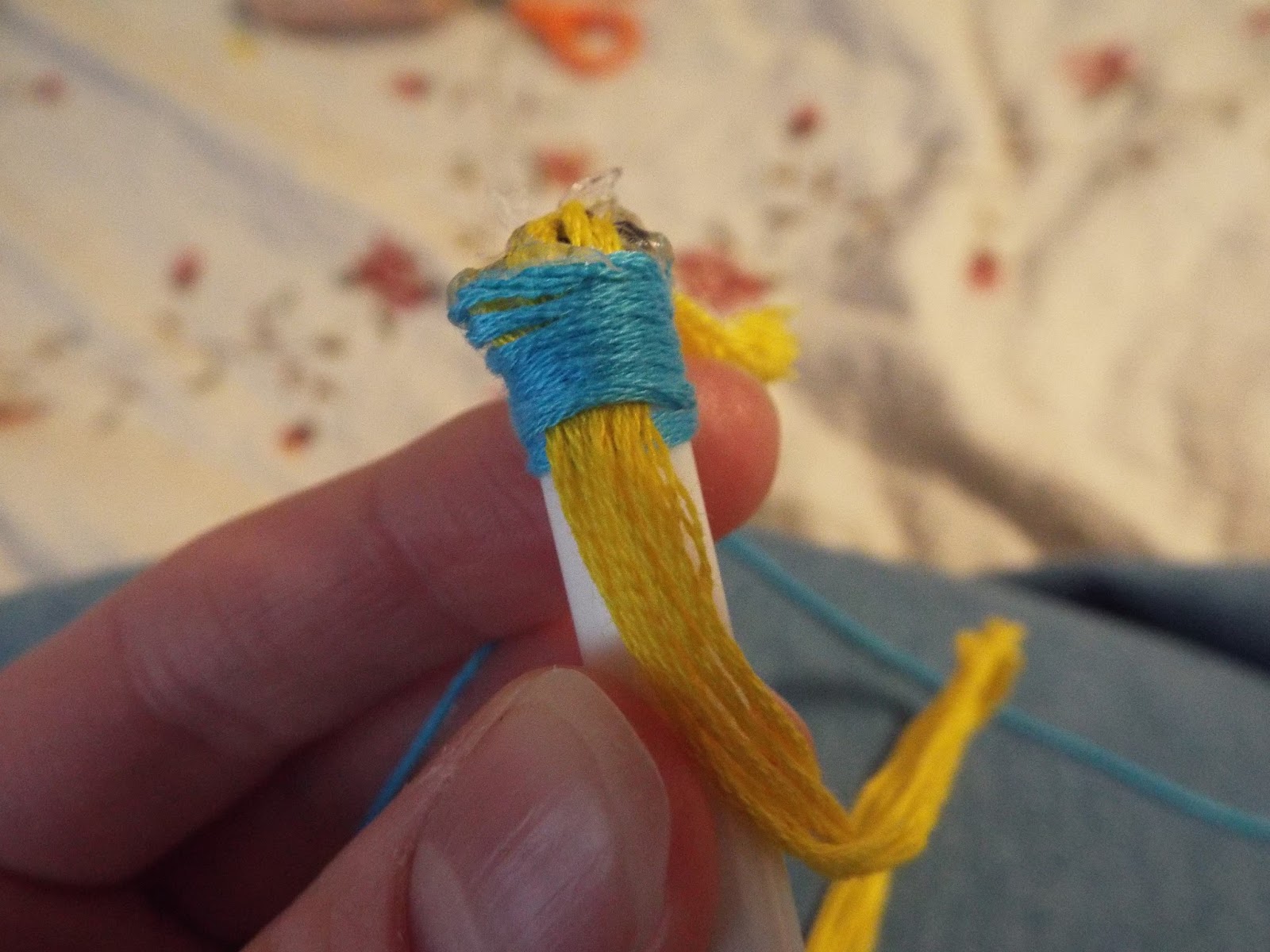 FlowersInMyBasket DIY Embroidery Floss Pen Tutorial