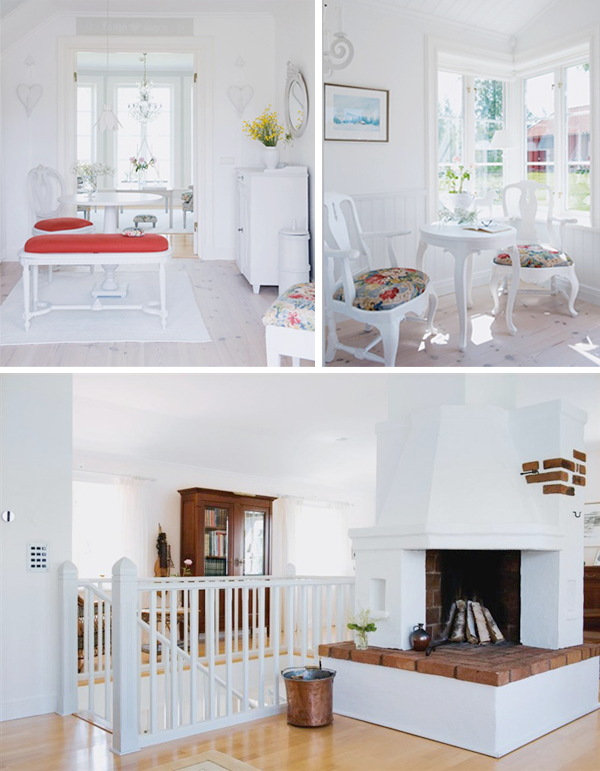 White Elegant Villa in Northern Sweden ♥ Бяла елегантна вила в ...