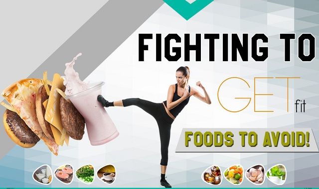 Image: Fighting to Get Fit Foods to Avoid! #infographic