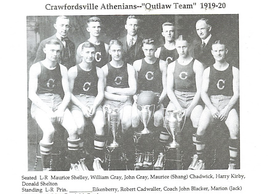 The Athenian Athlete 1920 Outlaw teamsCrawfordsville and Wingate
