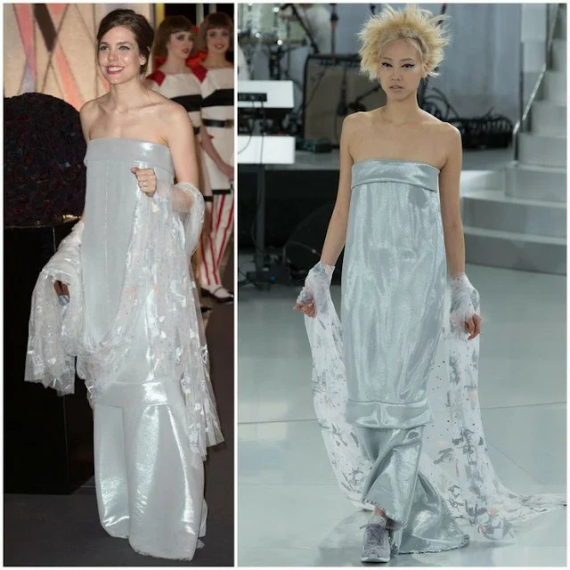 Charlotte Casiraghi in Chanel  Couture