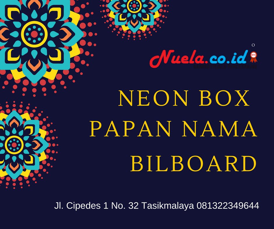 Neon Box di Tasikmalaya 081322349644: Order Jasa Pembuatan 