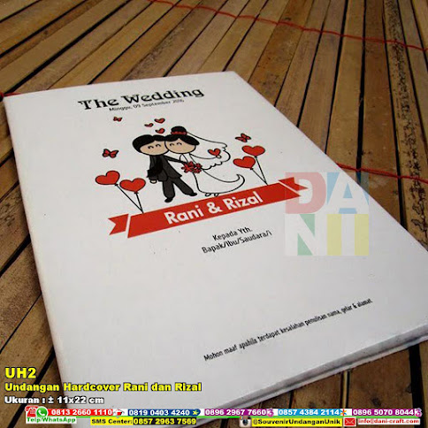 Undangan Hardcover Rani Dan Rizal