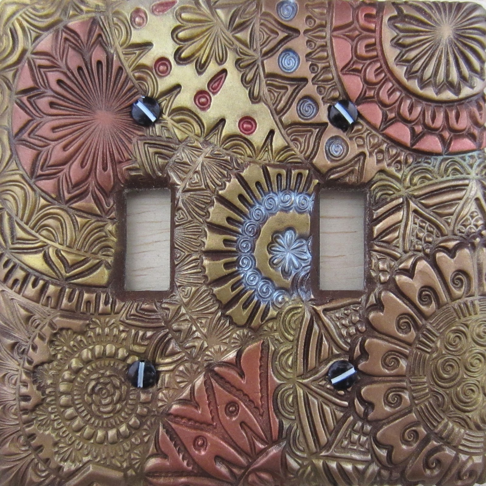 Geometals/Metro Decor Free Form Ceramic Switch Plates"