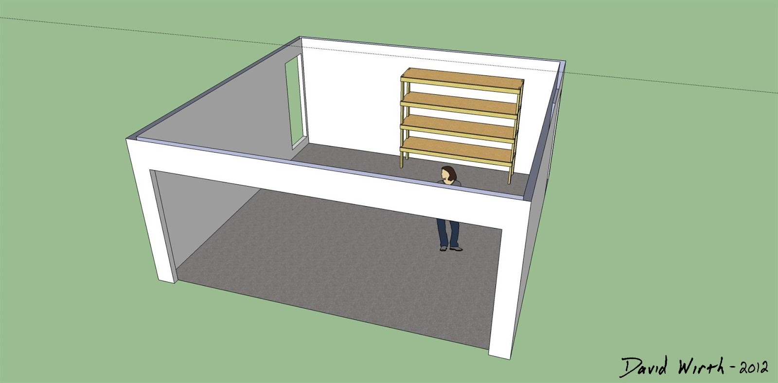 wood shelving plans for a garage