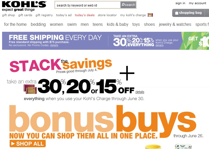 Kohls: Kohl's Account Credit Card Payment Sign in Page