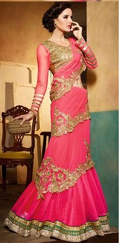 10 Latest Saree Trends Latest Designer Sarees 2017 Pink And Pink