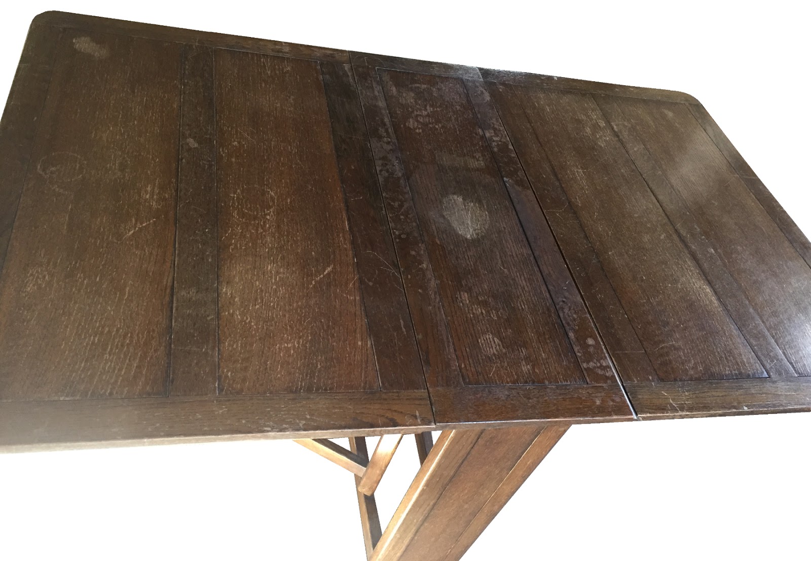 Finale Furniture Restoration Services, LLC Antique Oak Folding Table