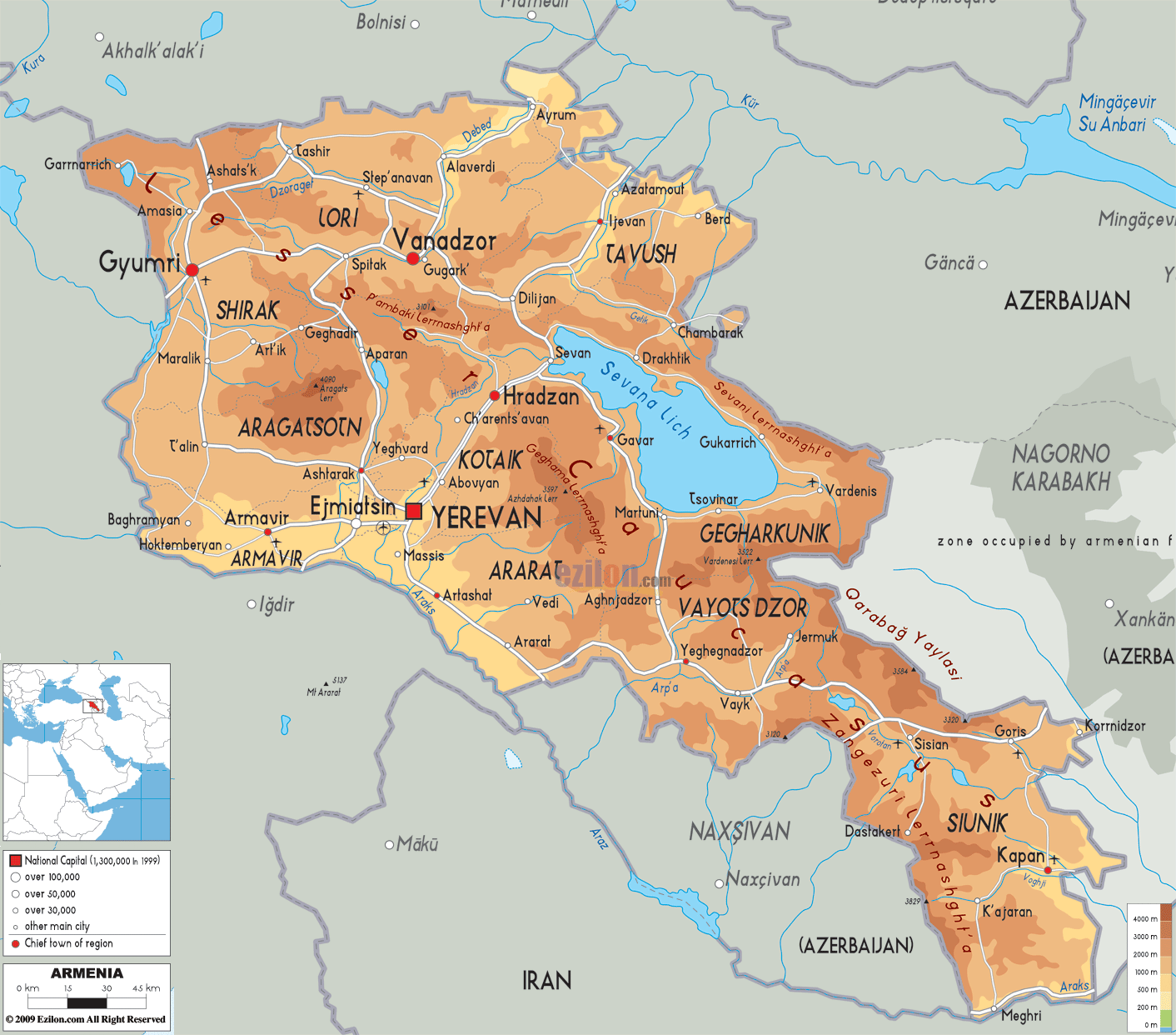 ARMENIA - MAPPE DI ARMENIA - Enciclopedia Italiana™