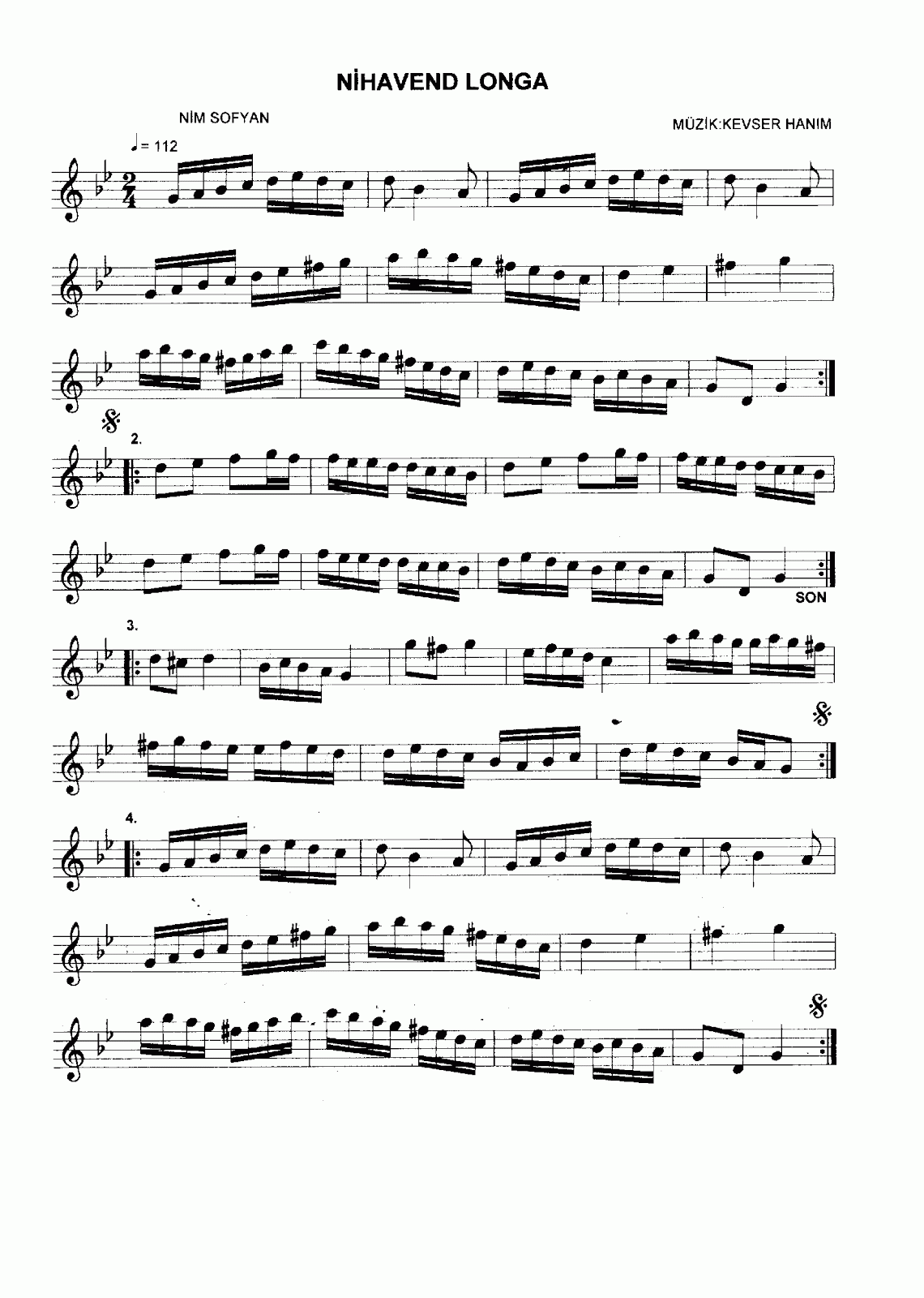 Nihavend Longa Notalar Sozleri nihavend longa notalar sozleri