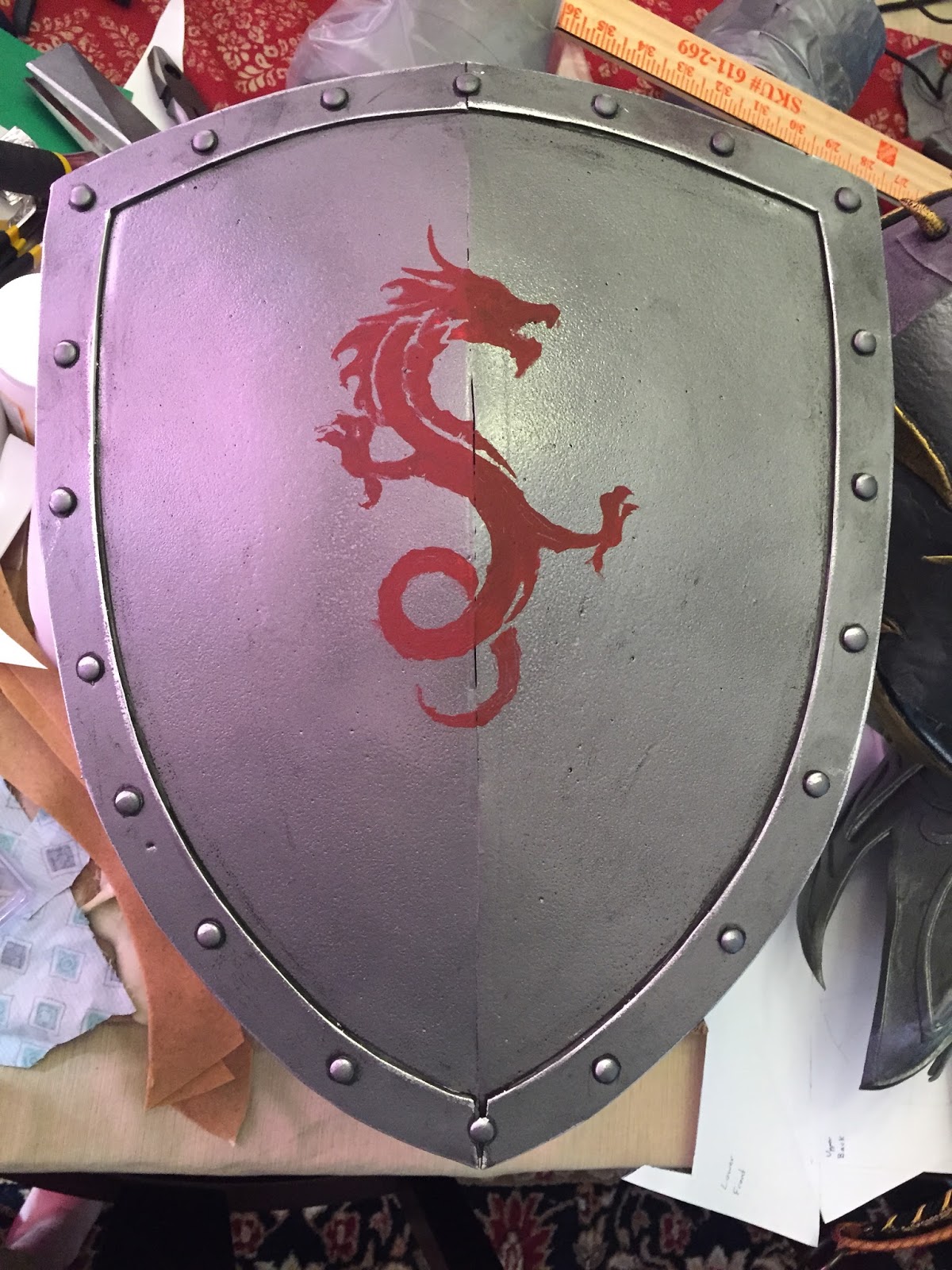 Parts and Krafts Cheap and Easy Foam Knight Shield