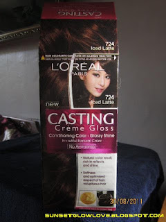 L'oreal Casting Creme Gloss in 724 Iced Latte box