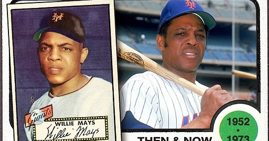 WHEN TOPPS HAD (BASE)BALLS!: THEN AND NOW #11: WILLIE MAYS 1973
