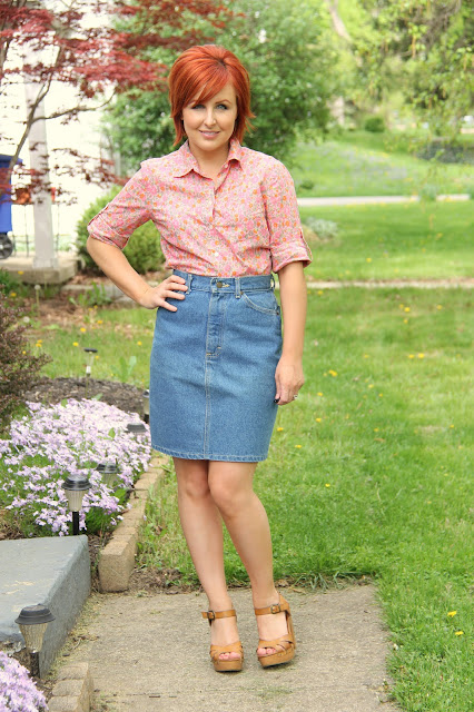 Thrift and Shout: The Return of the Jean Skirt