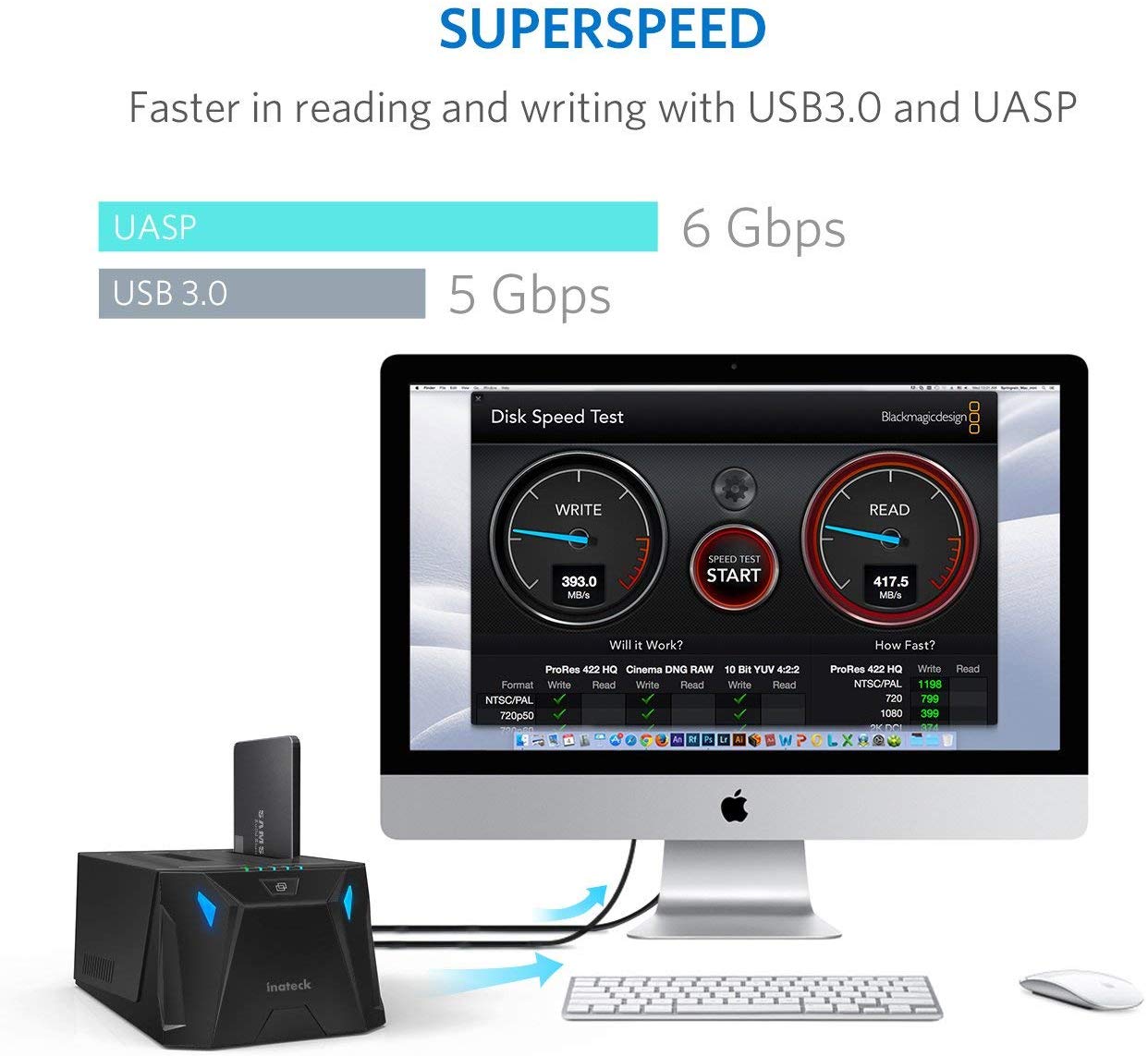 Recensione Inateck FD2005 Come clonare i dati da HDD a SSD (o