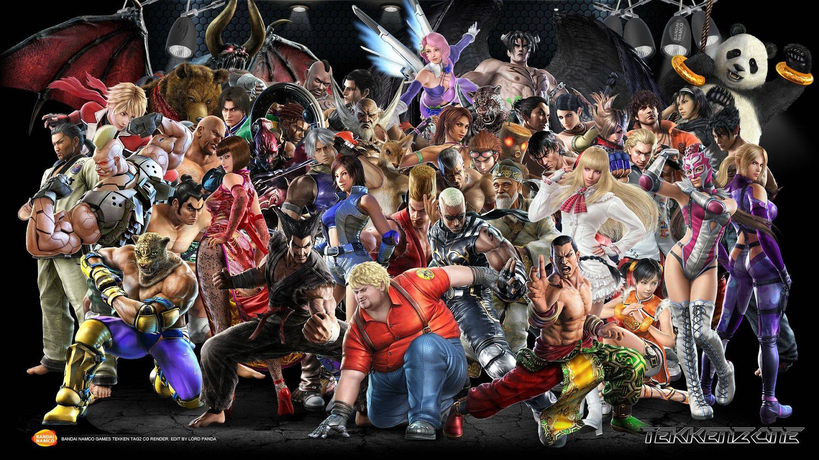 Tekken Tag Tournament 2 - Todos os Personagens 