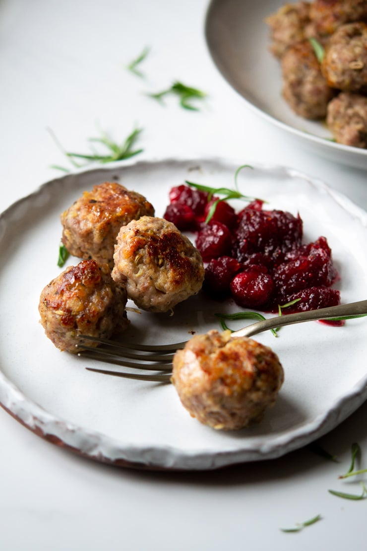 Sausage Stuffing Balls With Apple And Rosemarry Sahara's Cooking