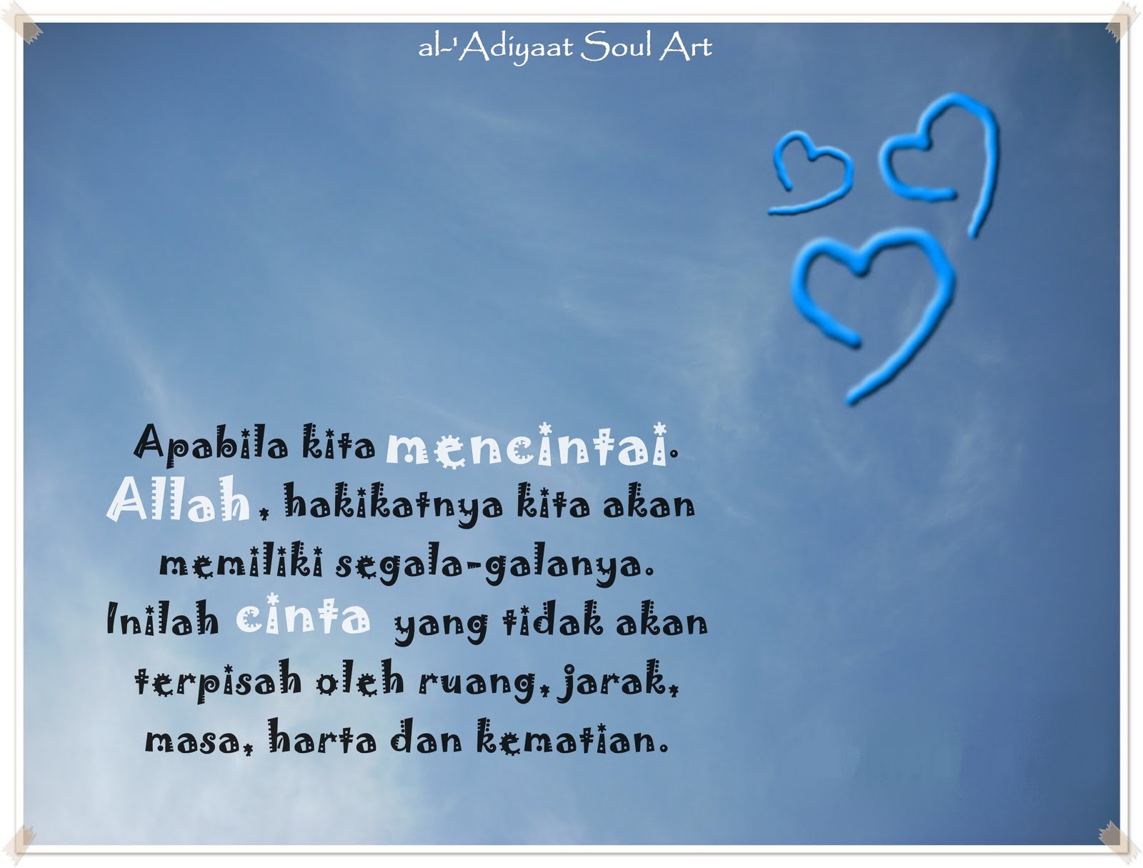 Kata Kata Cinta Kepada Allah Dan Rasul