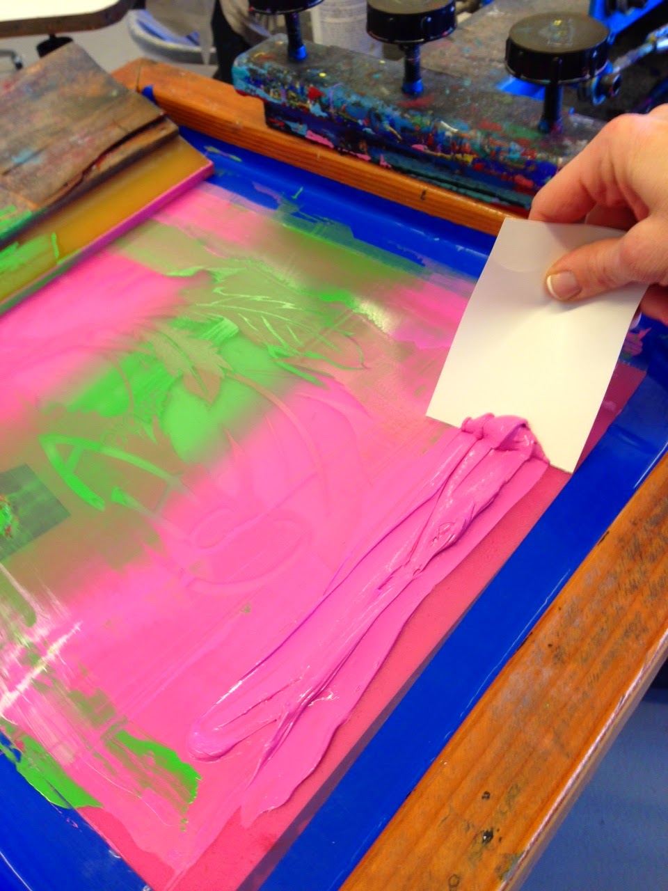 AHS Screen Printing HOW TO CLEAN OILBASED INK from squeegees