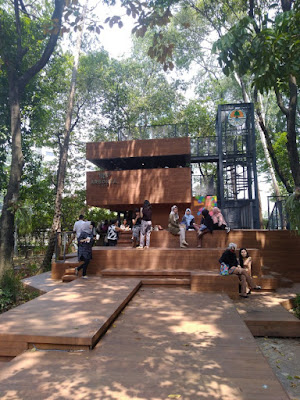 Arborea Cafe di Arboretum Lukito Daryadi, Manggala Jakarta