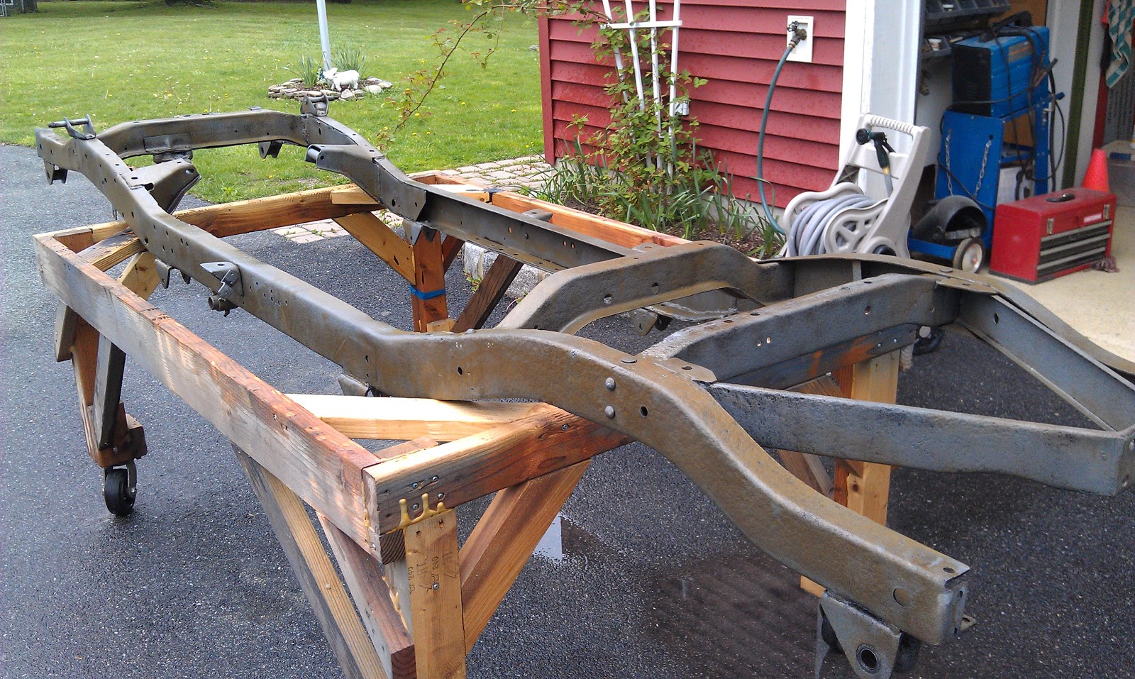 1967 Jeep CJ5 restoration Frame