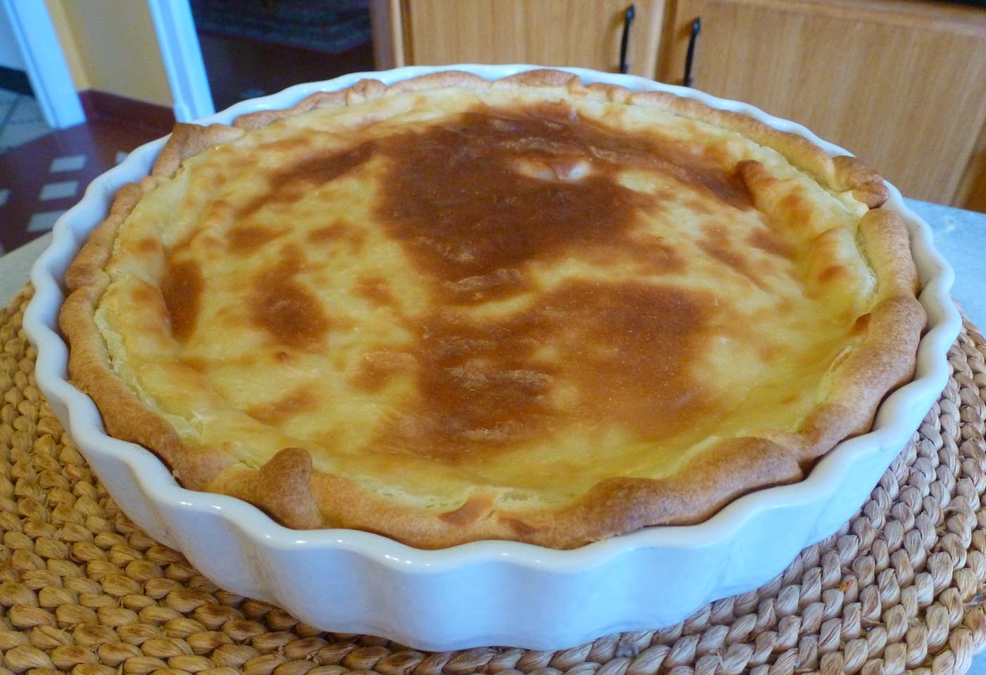 Living The Life In Saint Aignan Flan Patissier Au Lait De Coco