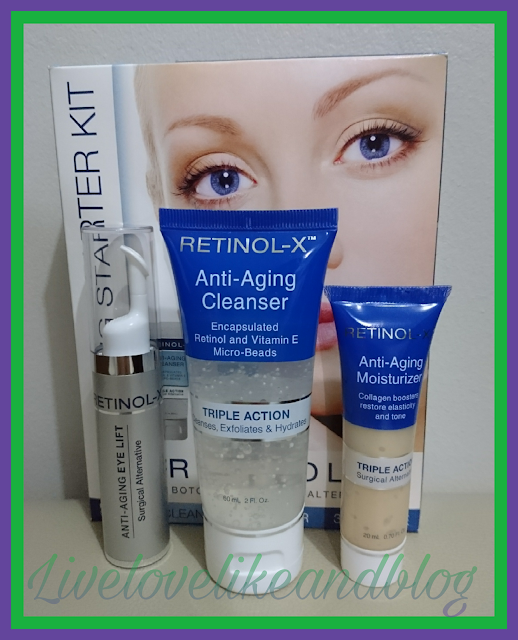 Live,Love, Like, and Blog RetinolX Starter Kit