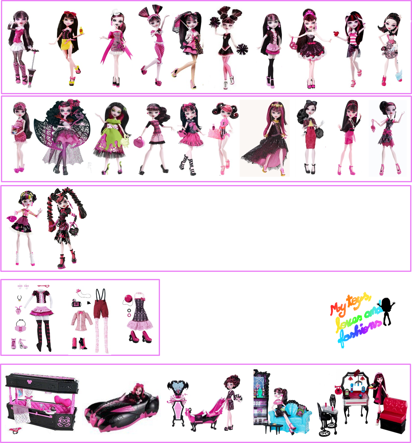 Hi,We Are Monsters Monster High coleção completa até agora