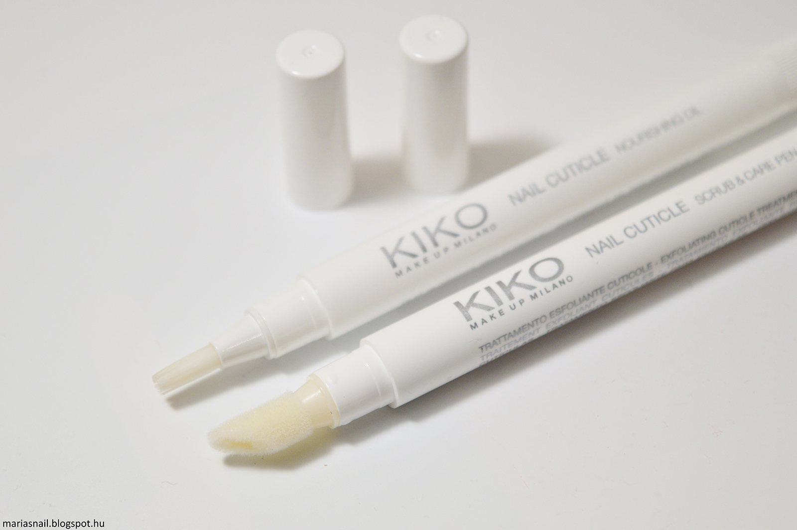 Maria's nail 446. KIKO Nail Cuticle Scrub & Care and Nourishing Oil