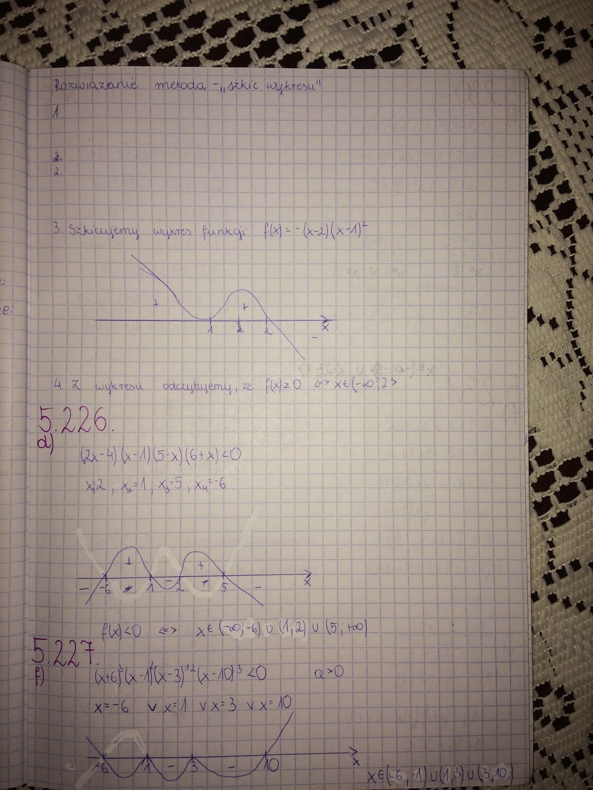 Rozwiązania ćwiczeń - gimnazjum i technikum: MATEMATYKA - Zbiór zadań