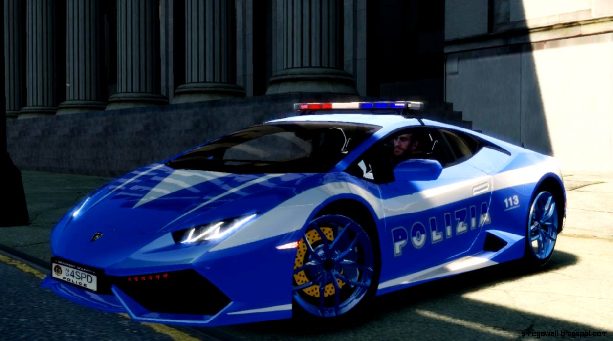 Lamborghini Huracan Police | Mega Wallpapers