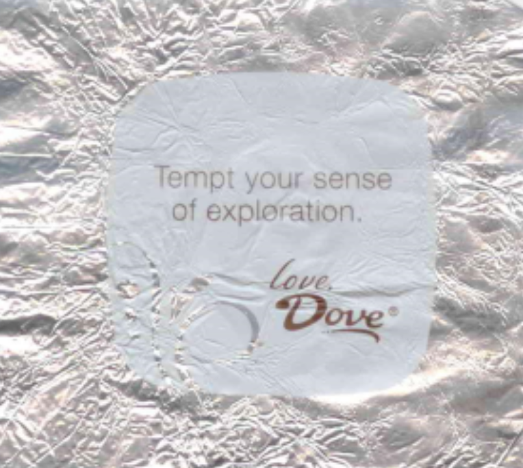 Parachutes Landing What Dove Chocolate Fortunes Really Mean