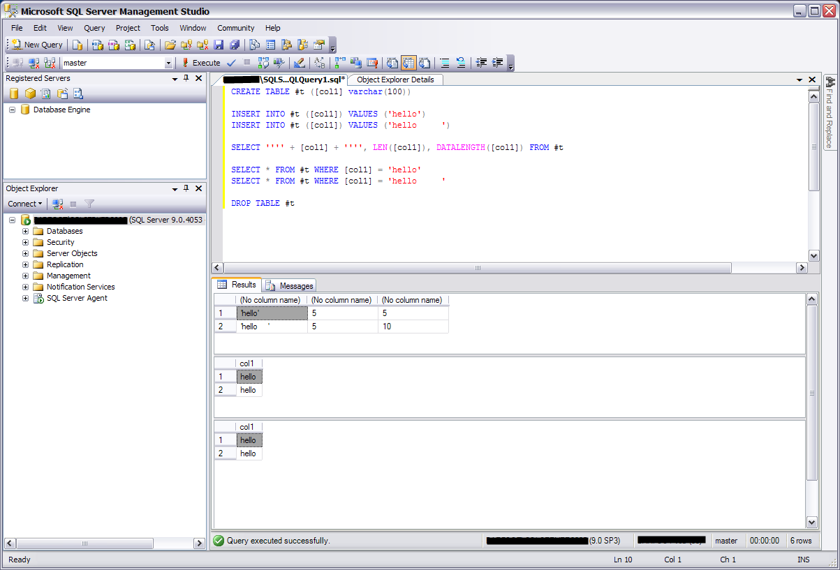 TechyGypo Auto Trimming Whitespace Removal in SQL Server/MSSQL