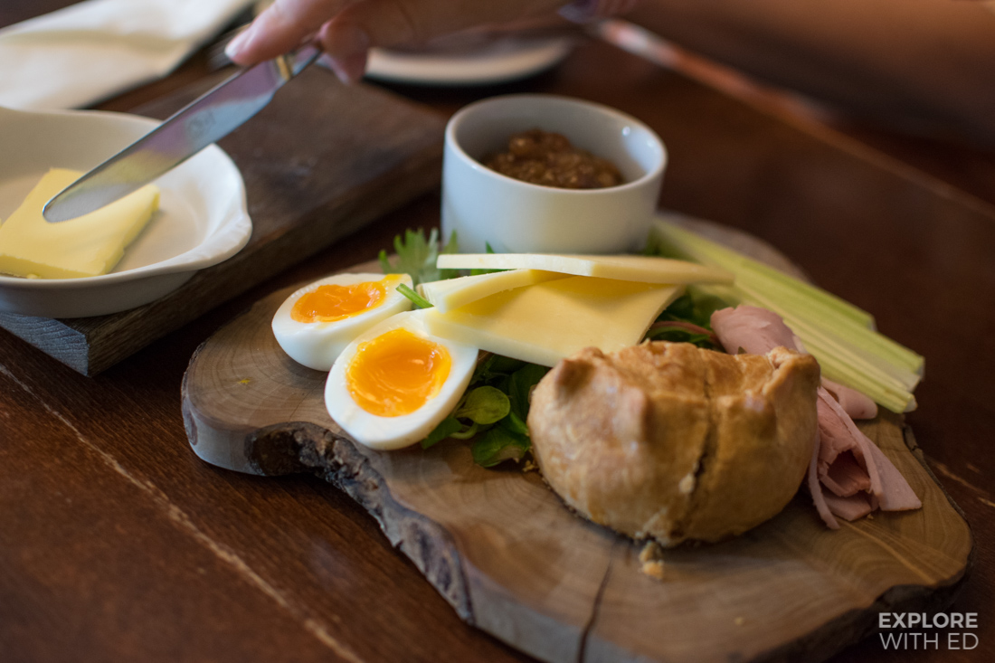 Sharing platter from The Castle Inn Castle Combe