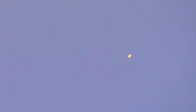 Fotogramma dell'UFO estratto dal video originale