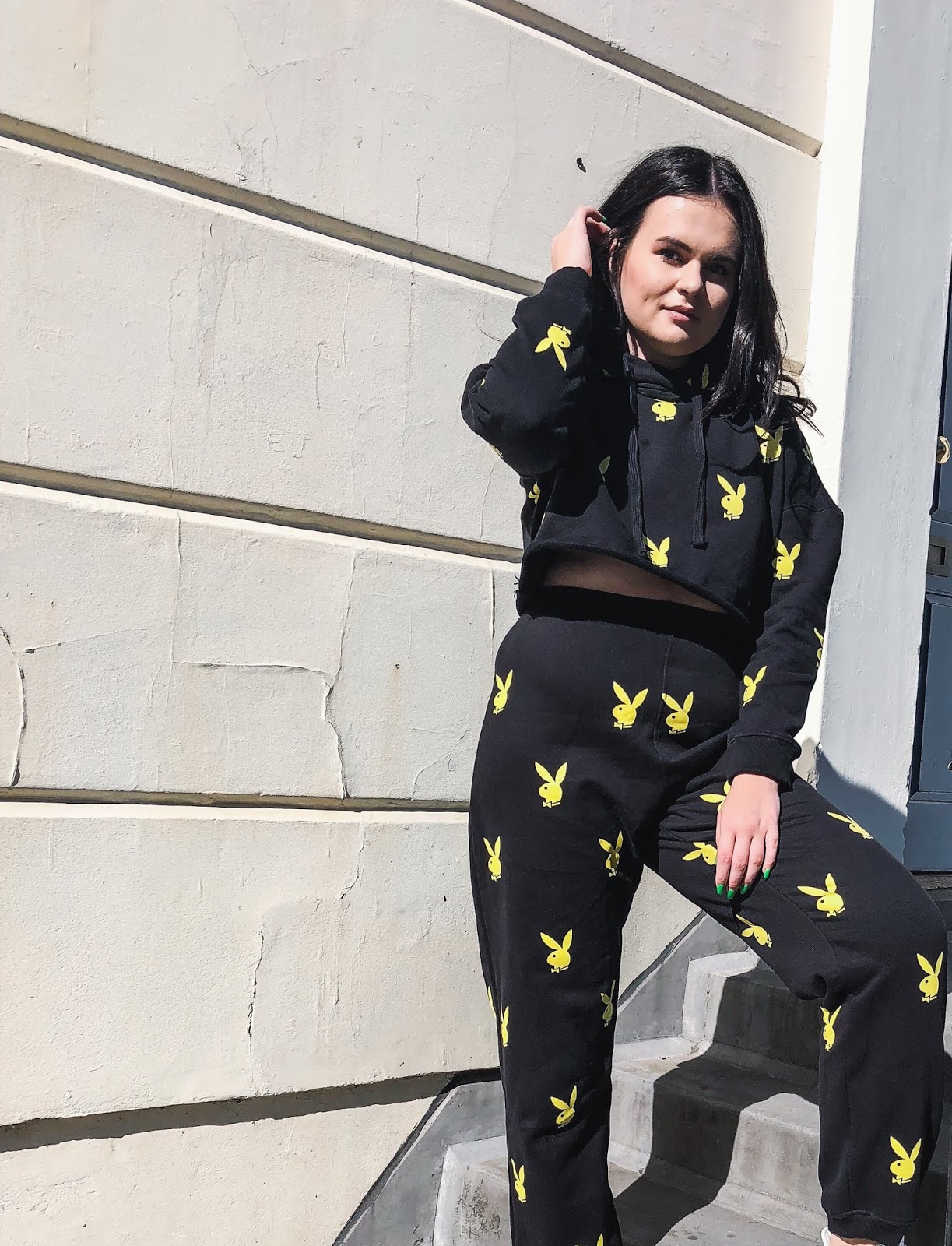 playboy x missguided, missguided playboy, playboy tracksuit, misguided tracksuit