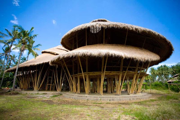 Pemakaian Bambu Pada Bangunan