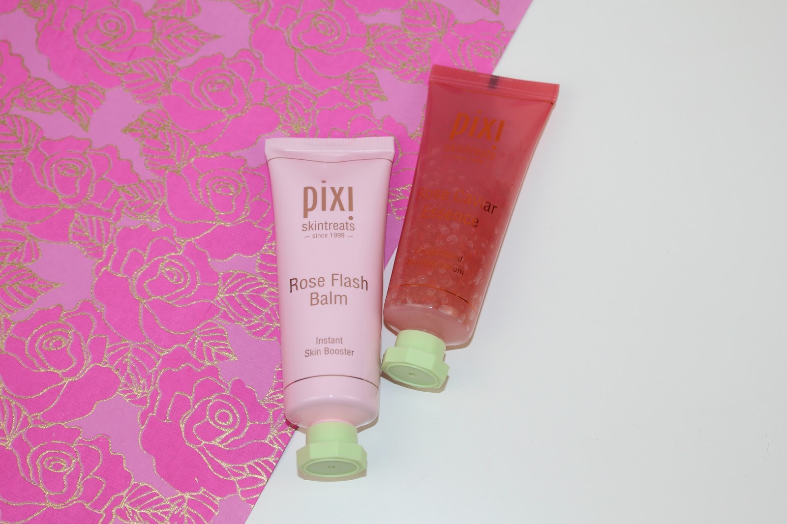 Pixi Rose Caviar Essence Review and Pixi Rose Flash Balm Review and