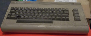Commodore 64 covered in dust