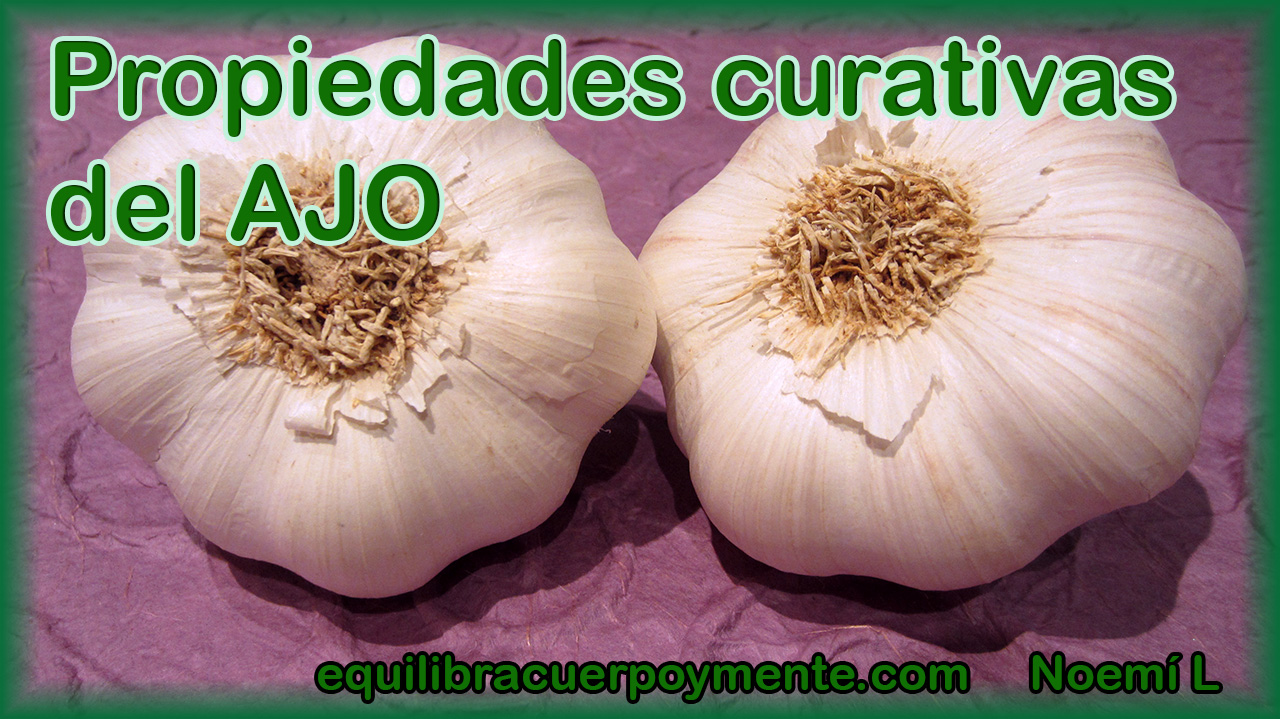 Propiedades curativas del ajo. Equilibra cuerpo y mente
