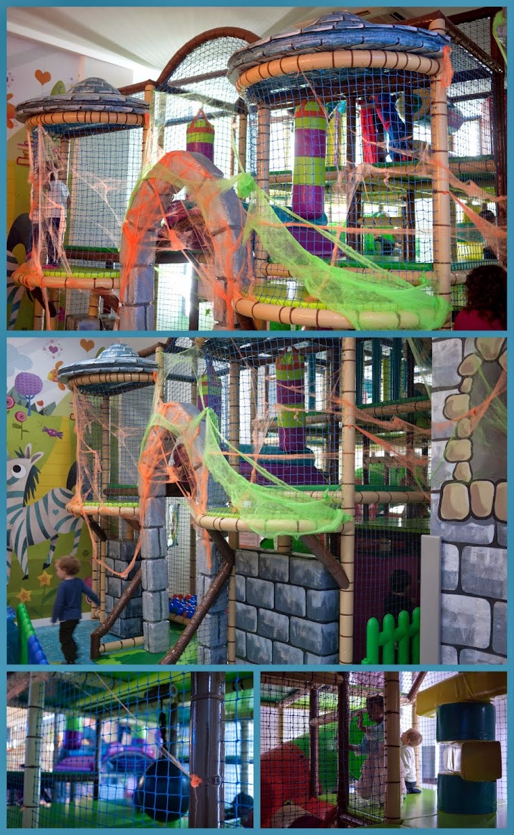 Collage de Imágenes del Castillo de bolas de Little Kingdom