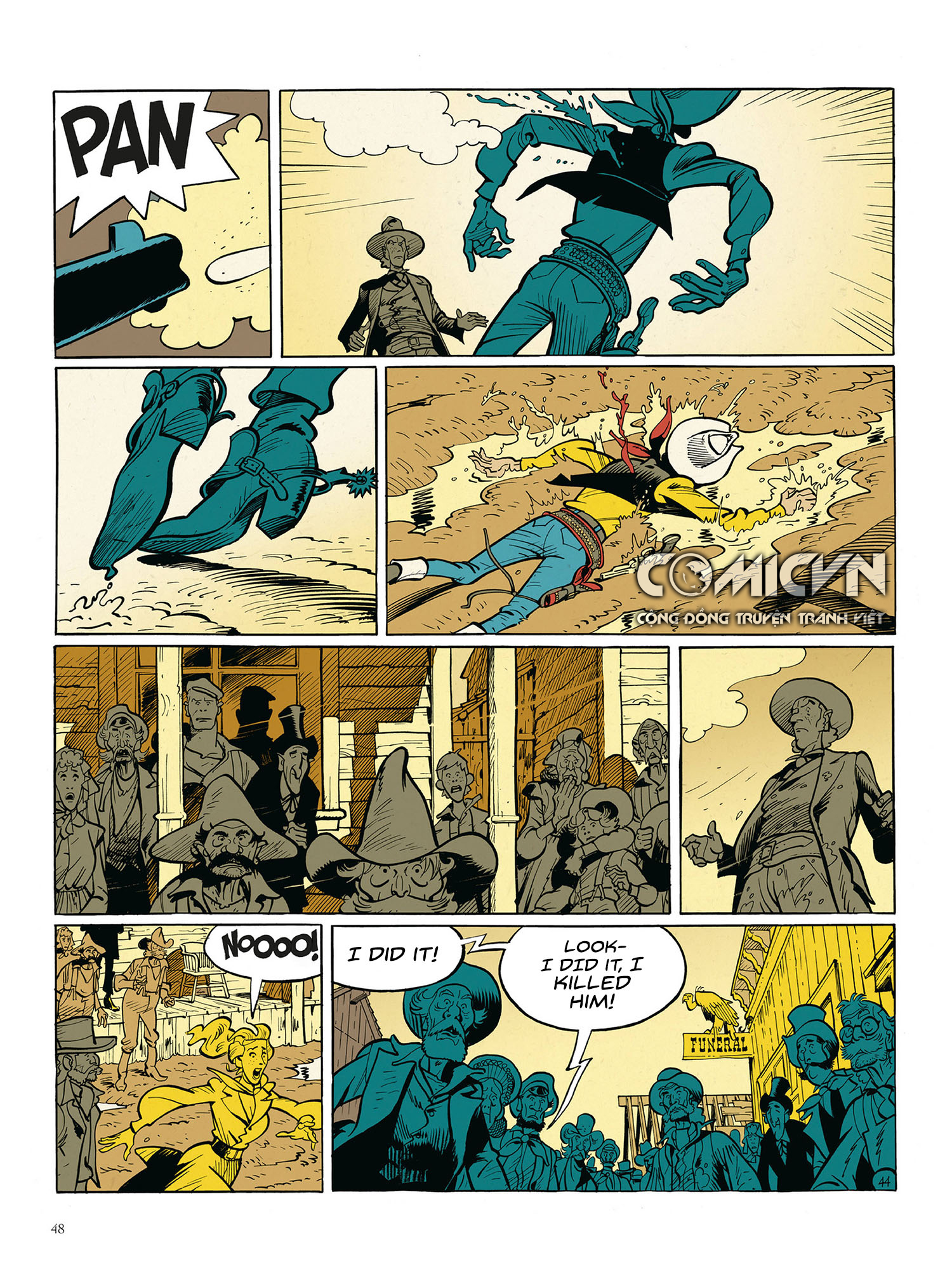 Kẻ Đã Sát Hại Lucky Luke raw - oneshot trang 48